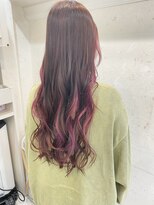 シャンティ 札幌駅前店(Shanti)&nbsp;ピンクインナーカラー 【新濱奈未子】