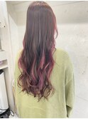 ピンクインナーカラー 【新濱奈未子】