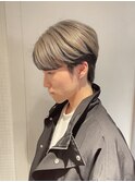 アフターベージュ×センターパート