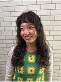 海外風カーリーパーマ
