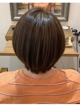 リコ ヘアー メイク 海老名店(Lico hair make) 刈り上げショート/細めハイライト/丸みショート