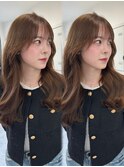 ロング　ベージュ　ヨシンモリ　ブラウン　韓国風