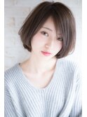 前上がりボブ
