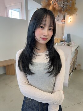 ヴィンスジオ 岐阜駅南(vince gio) レイヤーカット/顔まわりカット/髪質改善