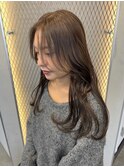 ダブルカラー♪ブリーチなしカラー顔まわりカット