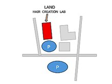 ランド(LAND)の雰囲気(※移転先の駐車場案内)