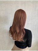 オレンジベージュ　オレンジブラウン　ミルクティーベージュ