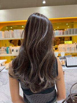 シェノン サントル(CHAINON CENTRE) 梅田/黒髪/クラゲヘアー/オリーブグレー/小顔/ココアベージュ