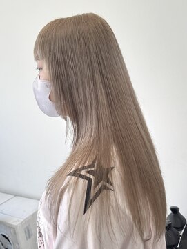 ココ 原宿(KOKO) C大人ガーリー.ダークアッシュ.ミディアムレイヤーカット