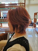 アール 滝ノ水店(#arl) ピンクベージュレイヤーウルフ