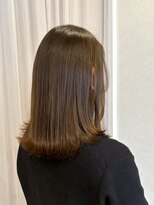 ヘアサロン リリィ(hair salon riri)&nbsp;くすみベージュ×ロブ