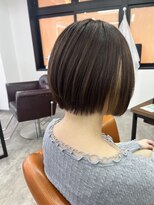 リシャルム 新保店(Re charme)&nbsp;【さりげないお洒落】イヤリングカラー×ボブ