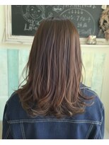 リエットヘア(Lie et.hair)&nbsp;人気のピンクグレージュ×軽やかレイヤー｜西尾市 美容院