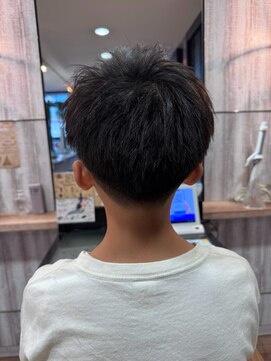 ヘアショップエヌアンドエー 久喜店(hairshop N&A) メンズカットスパイキーショートフェードで小顔魅せ