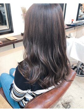 エトネ ヘアーサロン 仙台駅前(eTONe hair salon) 《eTONe》ロング × シフォンブラウン