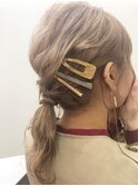 ポニーテールアレンジ