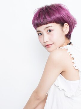 ピークアブー 表参道(PEEK-A-BOO) ピンクアッシュ・小顔ボブ・ことり