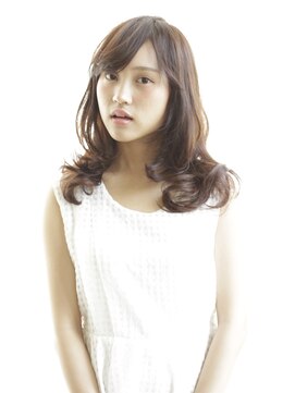 ヘアリゾートエーアイ 北千住店(hair resort Ai) 20代30代40代50代 色っぽふんわりミディの重軽ウェーブヘア♪