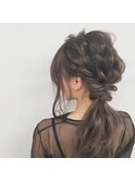 ダウンヘアアレンジ☆