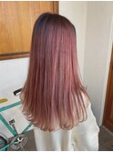 ピラミンゴカラーで作る♪透明感ペールピンク☆