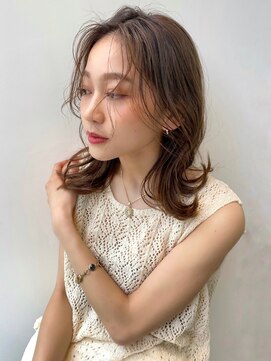 ノク(nok) ヘルシーベージュ_くびれミディラベンダーカラー