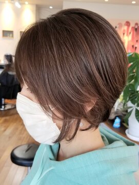 ヘアーリゾート マハナ(HAIR RESORT MAHANA) 【hair resort MAHANA平岩】ハンサムショート×ベージュ