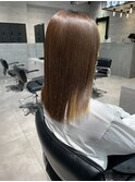 縮毛矯正×インナーカラー