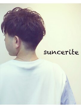 サンセリテ(suncerite) メンズ☆ツーブロック 爽やかカラー^o^ ナチュラルヘア