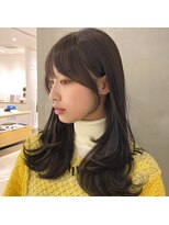 イミ(imi) グレージュカラー/韓国風レイヤー/小顔カット/韓国風パーマ