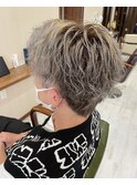 ホワイトベージュパーマ