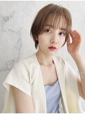 人気ショートstyle/面長でも似合う小顔ショート/アッシュ