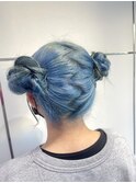 デザインカラー/レイヤーカット/ウェットヘア/夏のヘアアレンジ