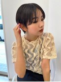 マニッシュショート_ダークグレー_サイドバング
