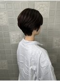 すっきり毛流れショート