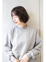 ガリカ 蔵前(Gallica)&nbsp;【竹之内蔵人】艶感黒髮丸みボブ/小顔ライン/大人かわいいボブ