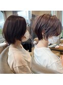 30代/40代/50代・絶壁解消×くびれショートボブ【浅野】