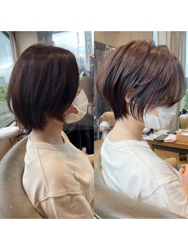 バンプ ギンザ(BUMP GINZA) 30代/40代/50代・絶壁解消×くびれショートボブ【浅野】