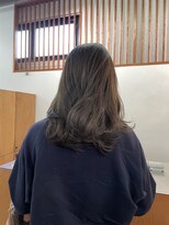 ニール 名古屋 伏見 丸の内(NEELU)&nbsp;【Neelu】ハーフブリーチでオリーブカラー