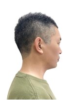 黄ぐまくん美容室 メンズ ベリーショート