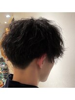 エヌアンドエー 春日部東口店(hair shop N&A)&nbsp;王道マッシュ×波巻きパーマ×黒髪