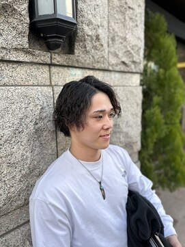 ノーム バイ アウラ(norm. by aura) ツイスパメンズパーマメンズカットツイストスパイラル波巻き