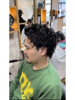 イエローコーン 金沢文庫店(YELLOW CORN) ウルフ×ツイストスパイラルパーマ/メンズパーマ