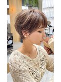 シースルーバング簡単スタイリング小顔ヘアツヤ髪スタイル