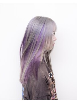 ルプラ ガーデン(le-pla garden) インナーカラー#ミディアムレイヤー#ケアブリーチ#ダブルカラー