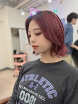 ヒョンミョン ライズバイレボ 取手店(hyon myon/RISE by REVO)&nbsp;レイヤーカット/デザインカラー/オリーブベージュ[取手/取手駅]