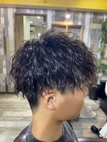 デルフィーノ ヘアーパフォーム(delfino hair perform)&nbsp;メンズツイストスパイラルパーマシェービング眉毛カット泉区富谷