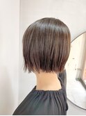 ミニボブ×白髪ぼかしハイライト30代40代50代