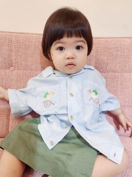 スーハ 恵比寿(SUUHA) キッズカット/前髪ぱっつんマッシュボブ/キッズスペース子連れ◎