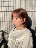 くすみピンクカラー/学割/ミルクティーベージュ/ピンクカラー