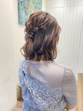 モリオフロムロンドン 大宮店(morio from London) 【大宮】結婚式ハーフアレンジ